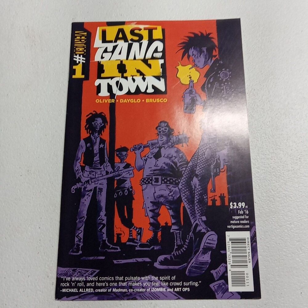Last Gang In Town #1 (Of 7) Comic Book 2016 VERTIGO - DC